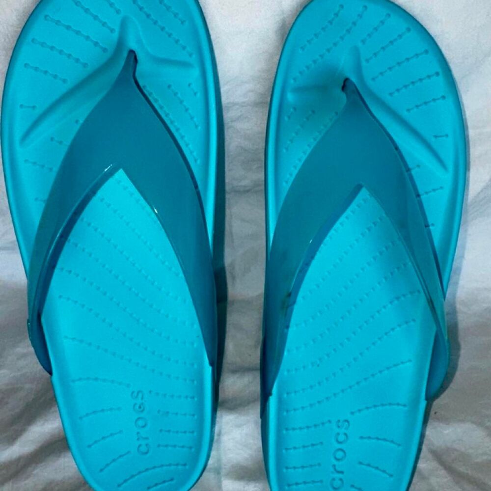 Crocs Women's Blue Flipflops